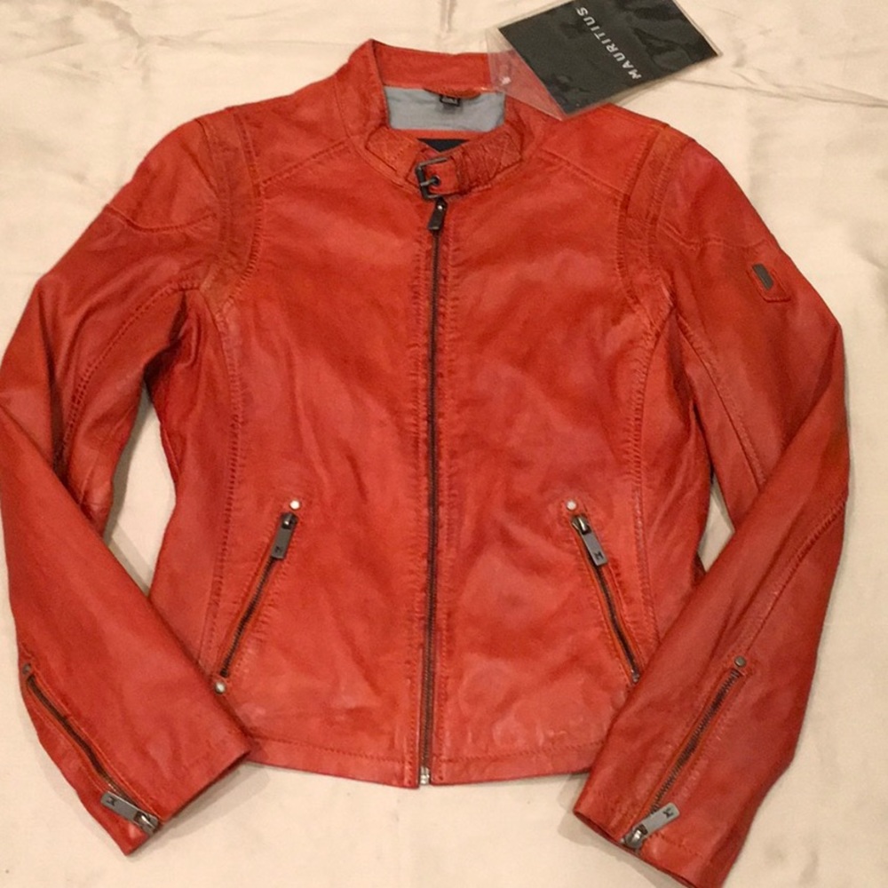 Leather jacket. NWT